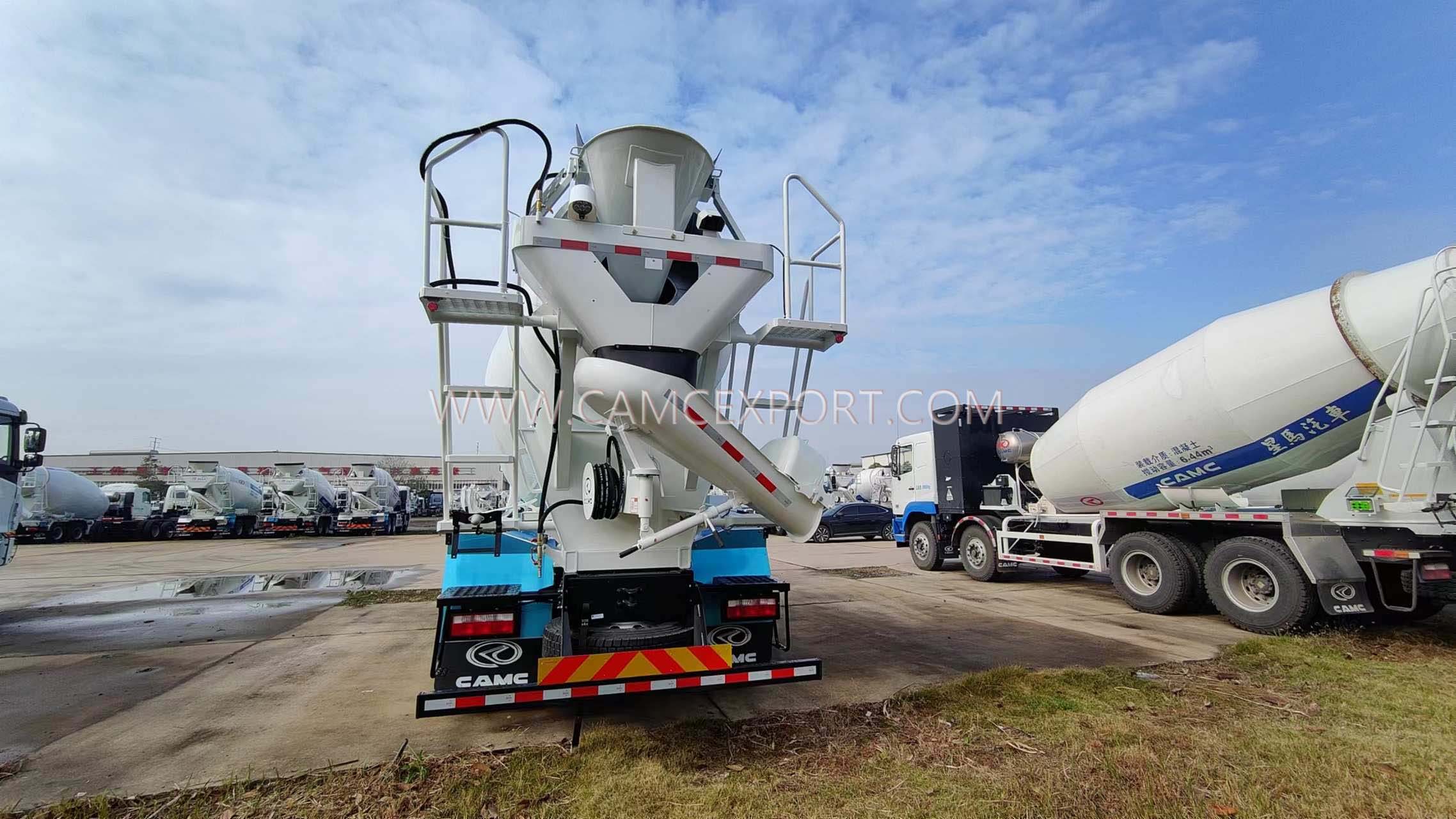 CAMC CNG 10 cubic meter concrete mixer truck រថយន្តលាយបេតុង CAMC CNG ១០ម៉ែត្រគូប