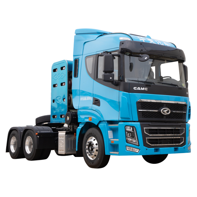 CAMC CNG ថ្មី ឬប្រើរួច 430HP 540 HP Camc CNG Tractor Head Truck 6X4 Euro 5 Tractor Trucks