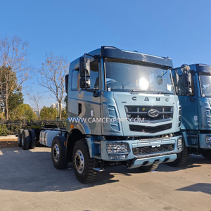 H7 Gray ដៃស្តាំ 8x4 Flat Top Diesel Truck Chassis